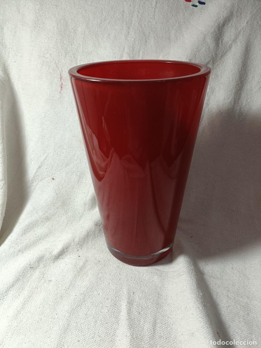 Antig&uuml;edades: Bonito jarr&oacute;n en cristal rojo - Foto 2