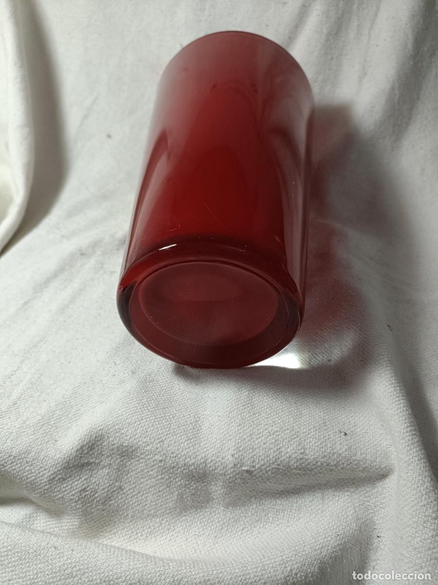 Antig&uuml;edades: Bonito jarr&oacute;n en cristal rojo - Foto 4