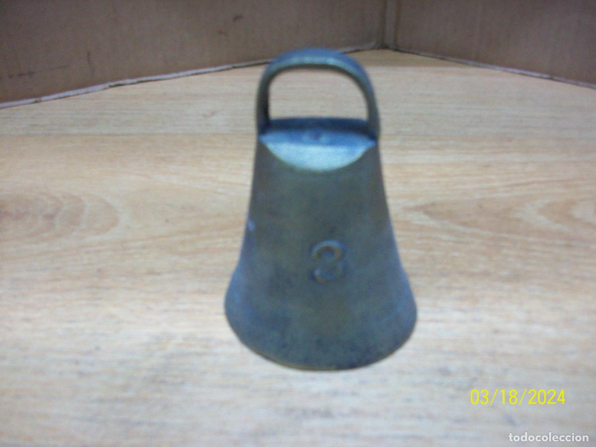 Antig&uuml;edades: ANTIGUO CENCERRO DE BRONCE- N&ordm; 3 - Foto 1