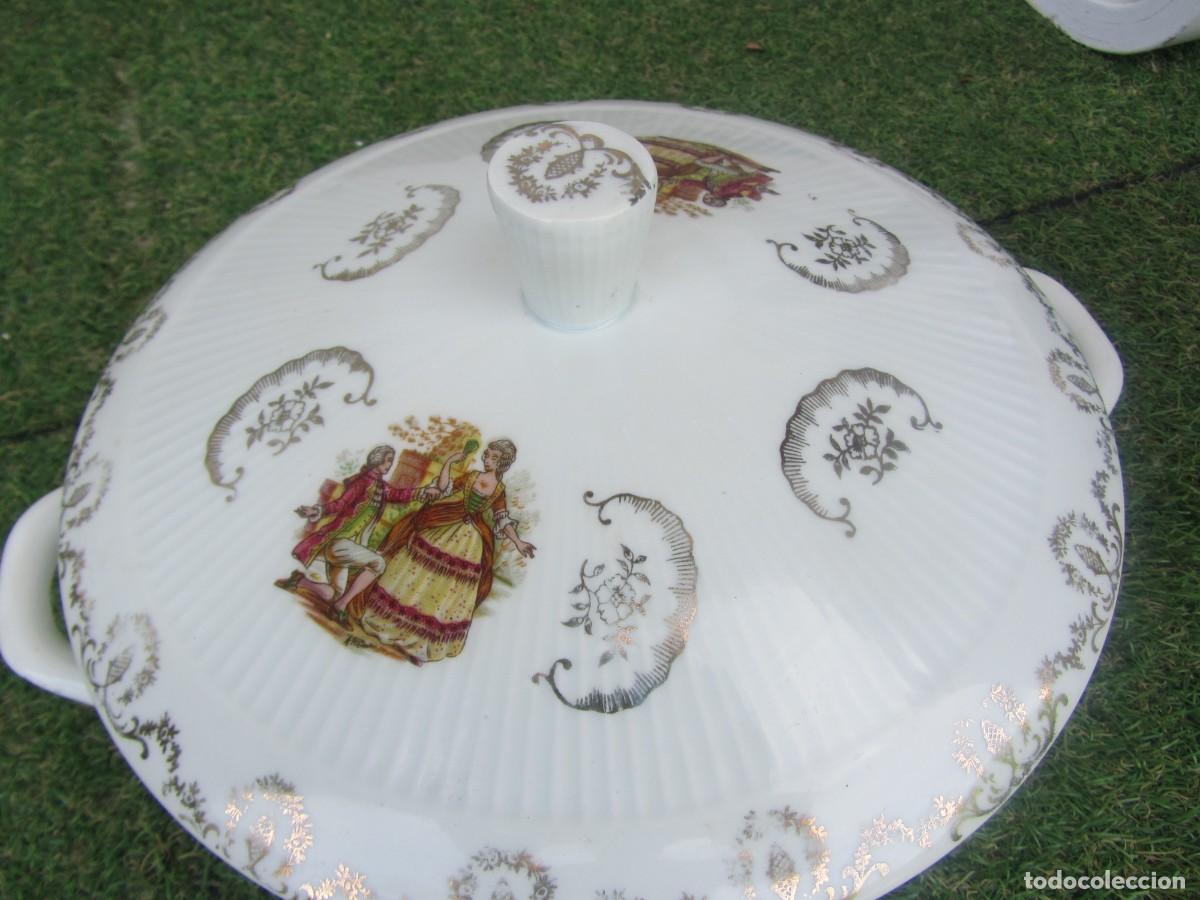 Antig&uuml;edades: Sopera porcelana Francesa - Foto 2