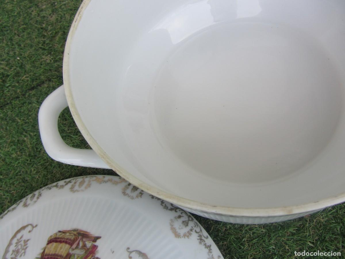 Antig&uuml;edades: Sopera porcelana Francesa - Foto 6