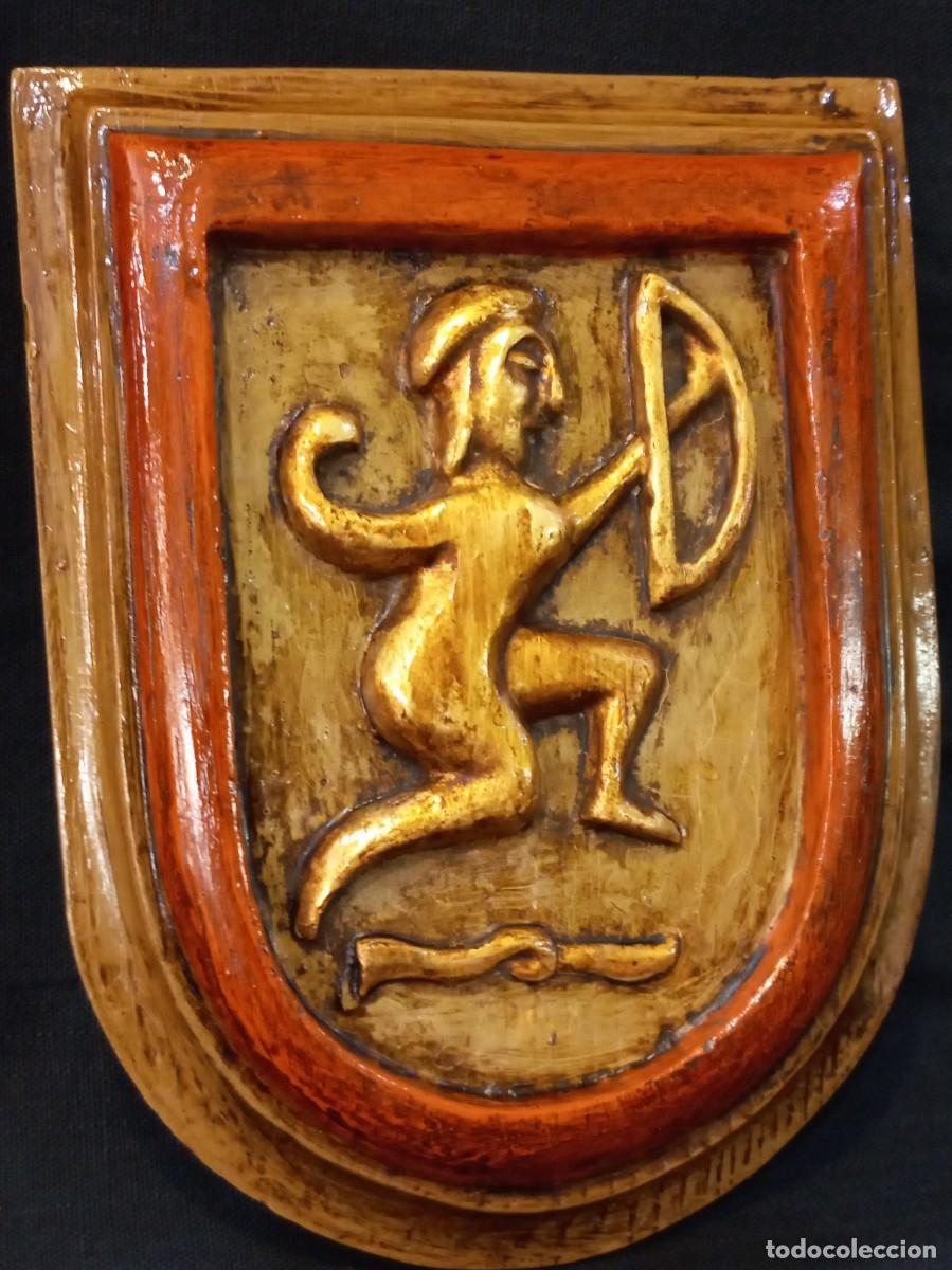 Antig&uuml;edades: RELIEVES-PANOPLIA &uml;12 hor&oacute;scopos&uml; madera - Foto 13