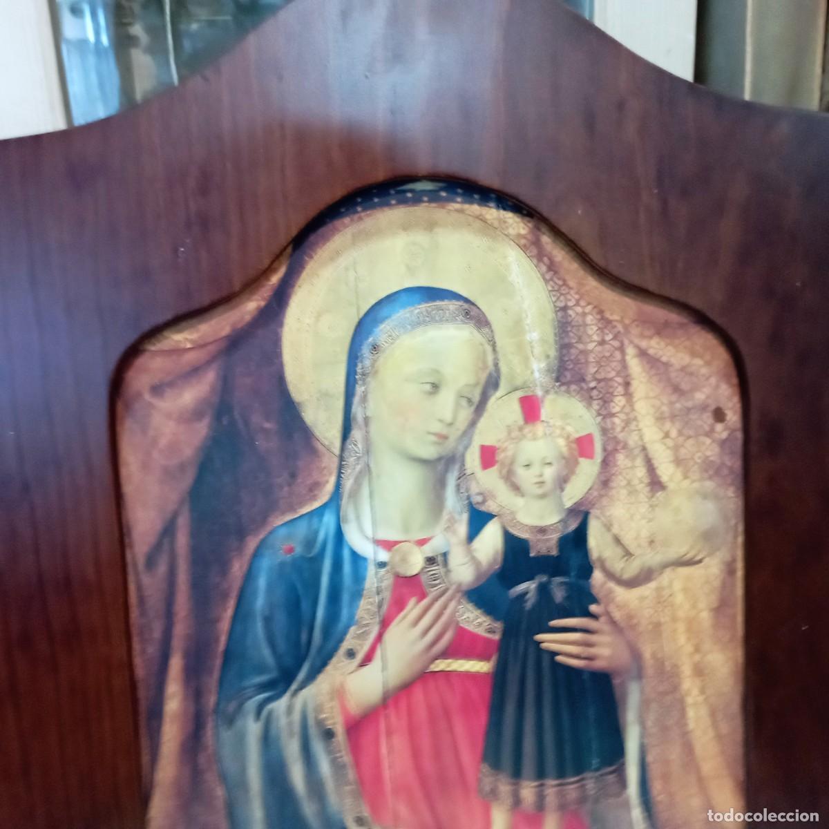 Antig&uuml;edades: triptico religioso de madera - Foto 2