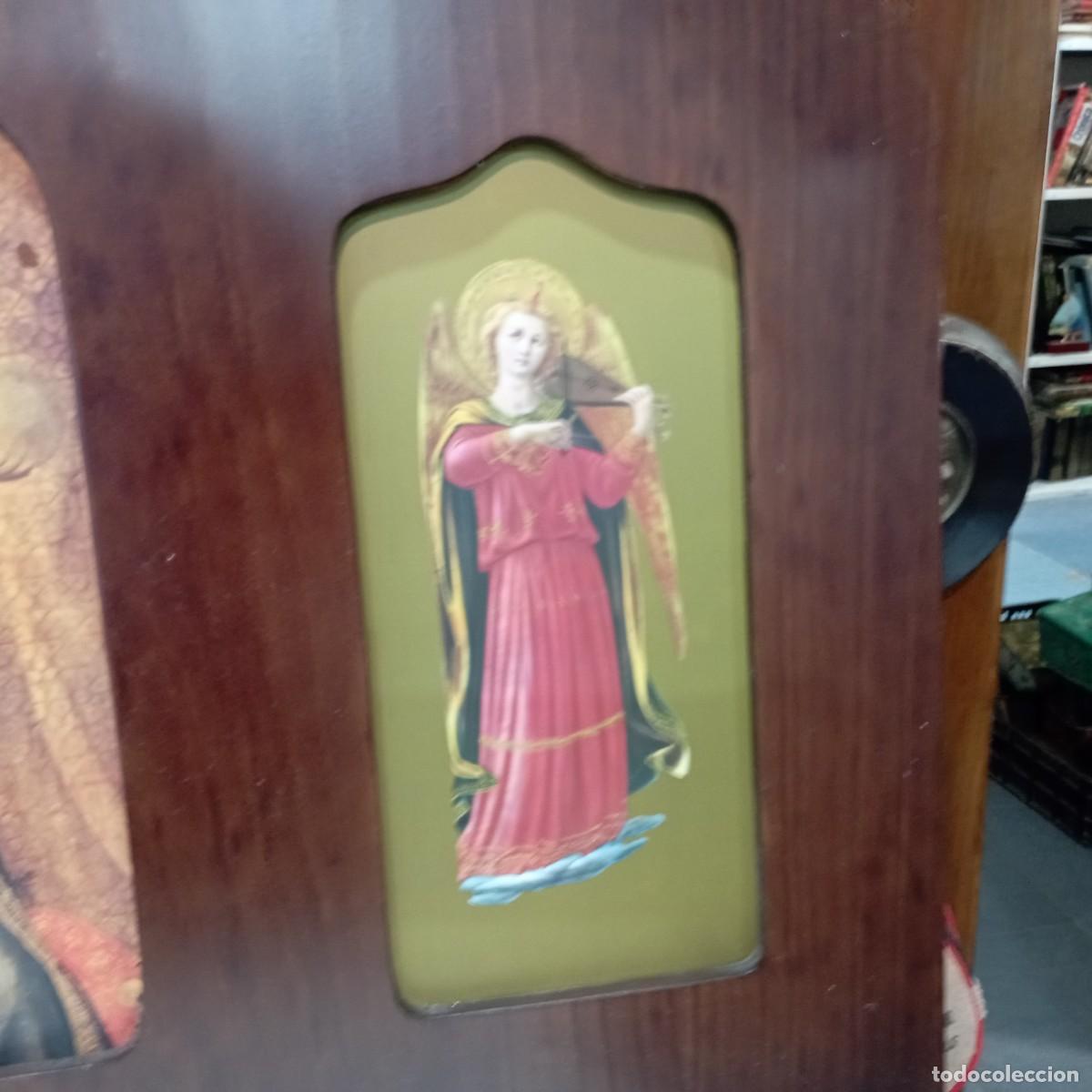 Antig&uuml;edades: triptico religioso de madera - Foto 5