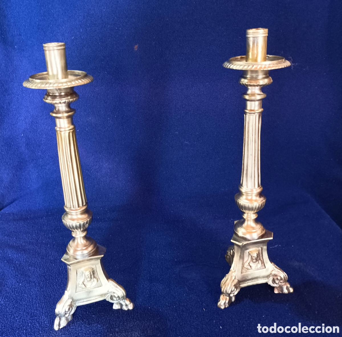 Antiquit&eacute;s: Candelabros S XVIII antig&uuml;os