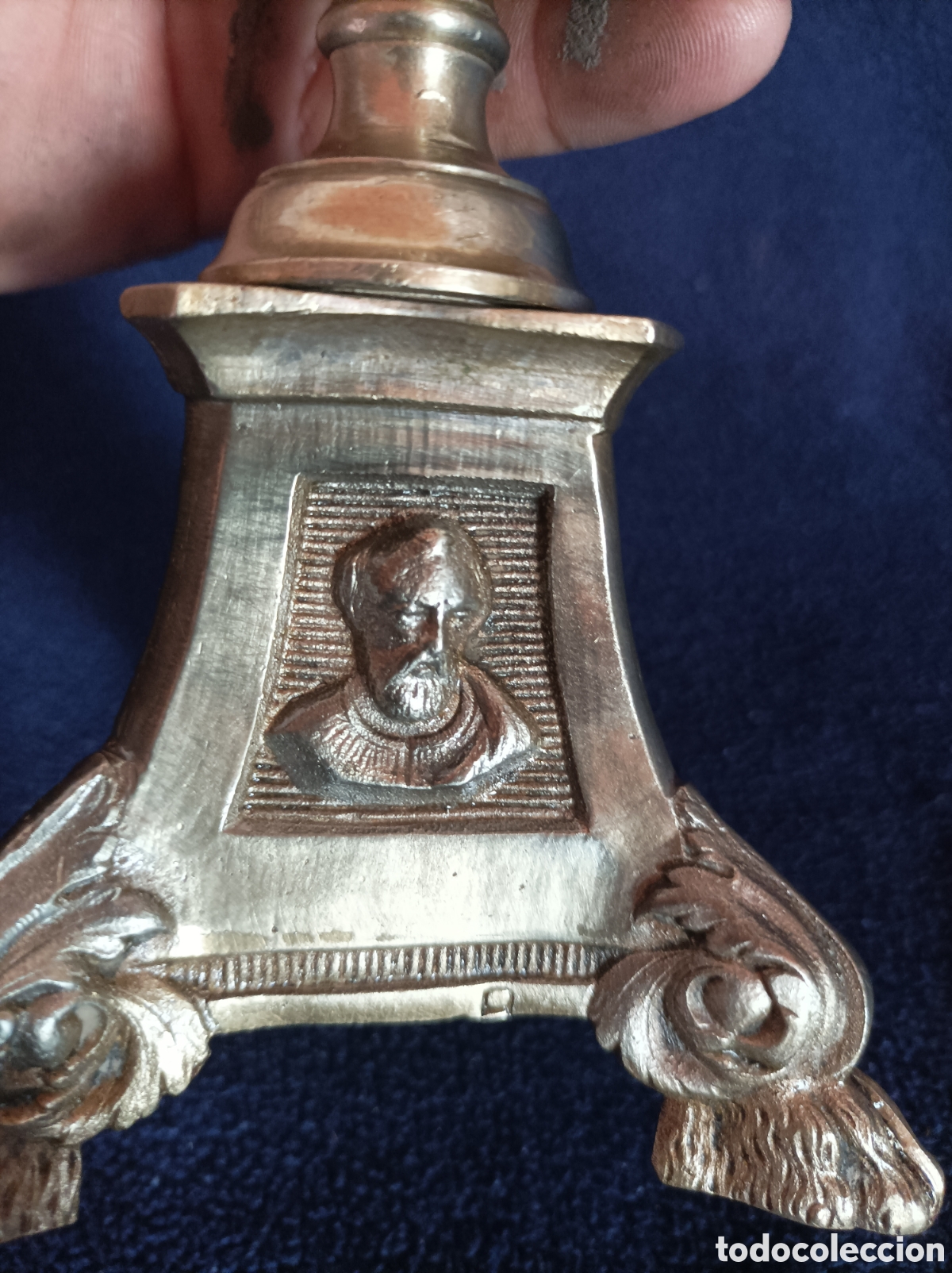 Antig&uuml;edades: Candelabro SXVIII de bronce - Foto 3