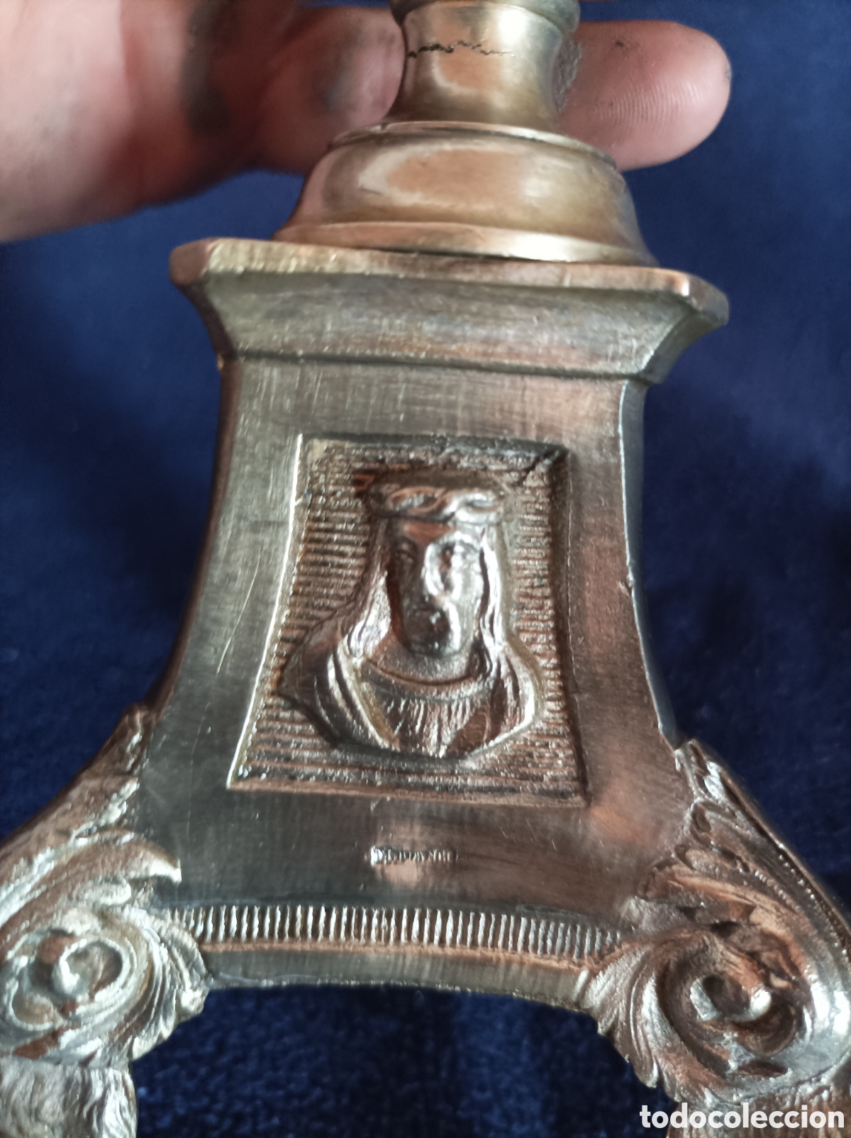 Antig&uuml;edades: Candelabro SXVIII de bronce - Foto 4