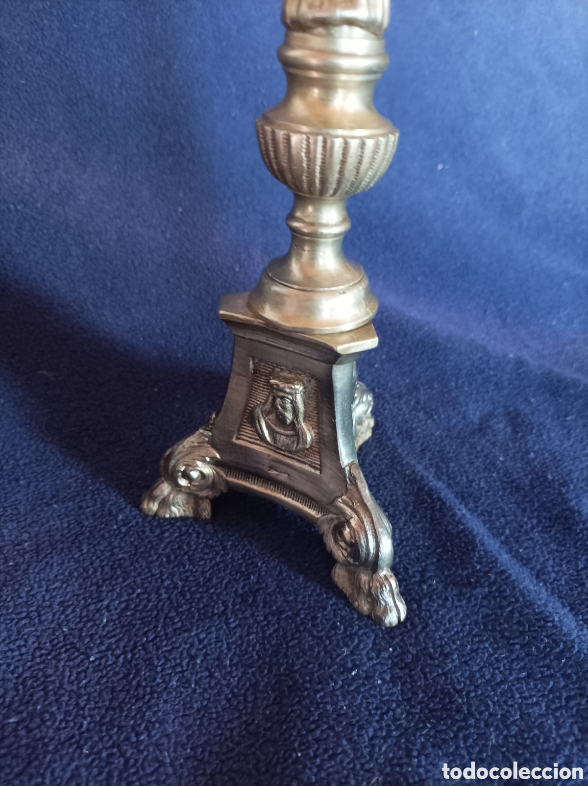 Antig&uuml;edades: Candelabro SXVIII de bronce - Foto 5