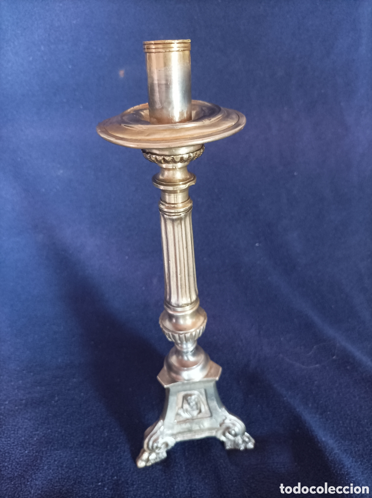 Antig&uuml;edades: Candelabro SXVIII de bronce - Foto 1