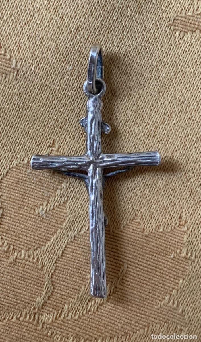 Antig&uuml;edades: COLGANTE CRUZ DE PLATA - Foto 5