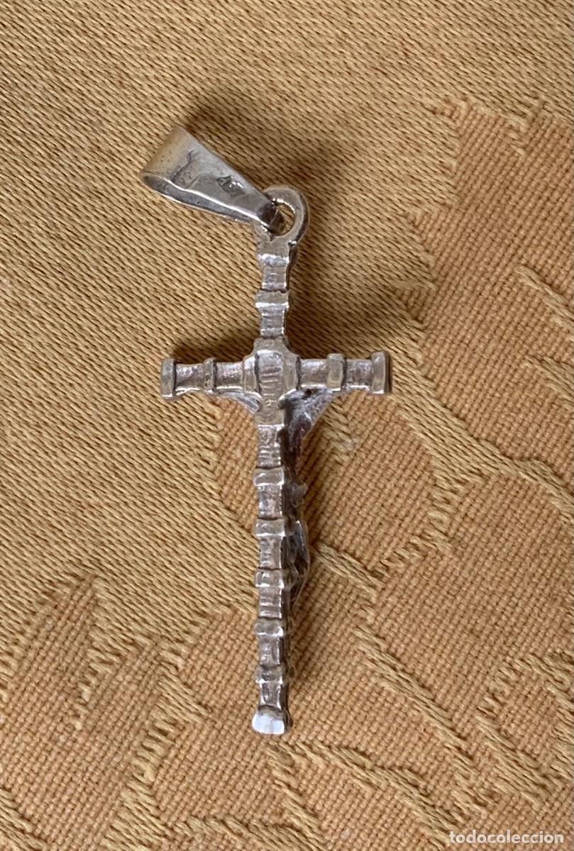 Antig&uuml;edades: COLGANTE CRUZ DE PLATA - Foto 6