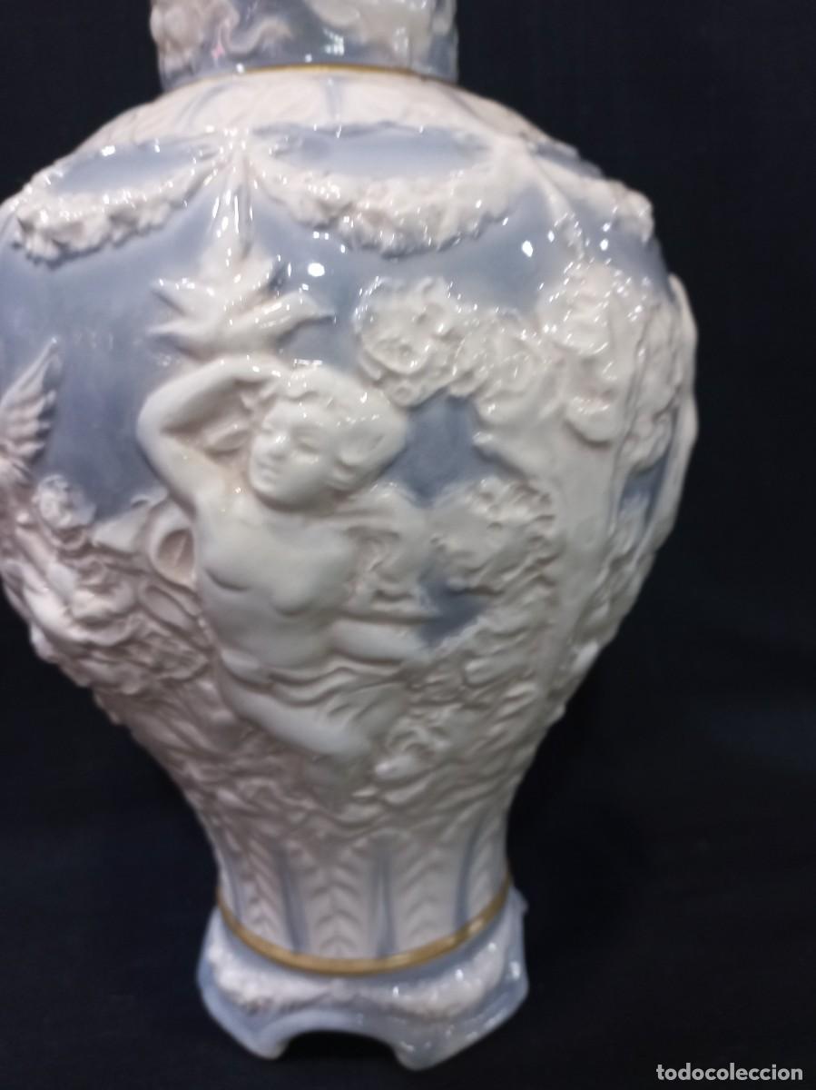 Antig&uuml;edades: TIBOR Y &Aacute;NFORAS (CAPODIMONTE) azul - Foto 7