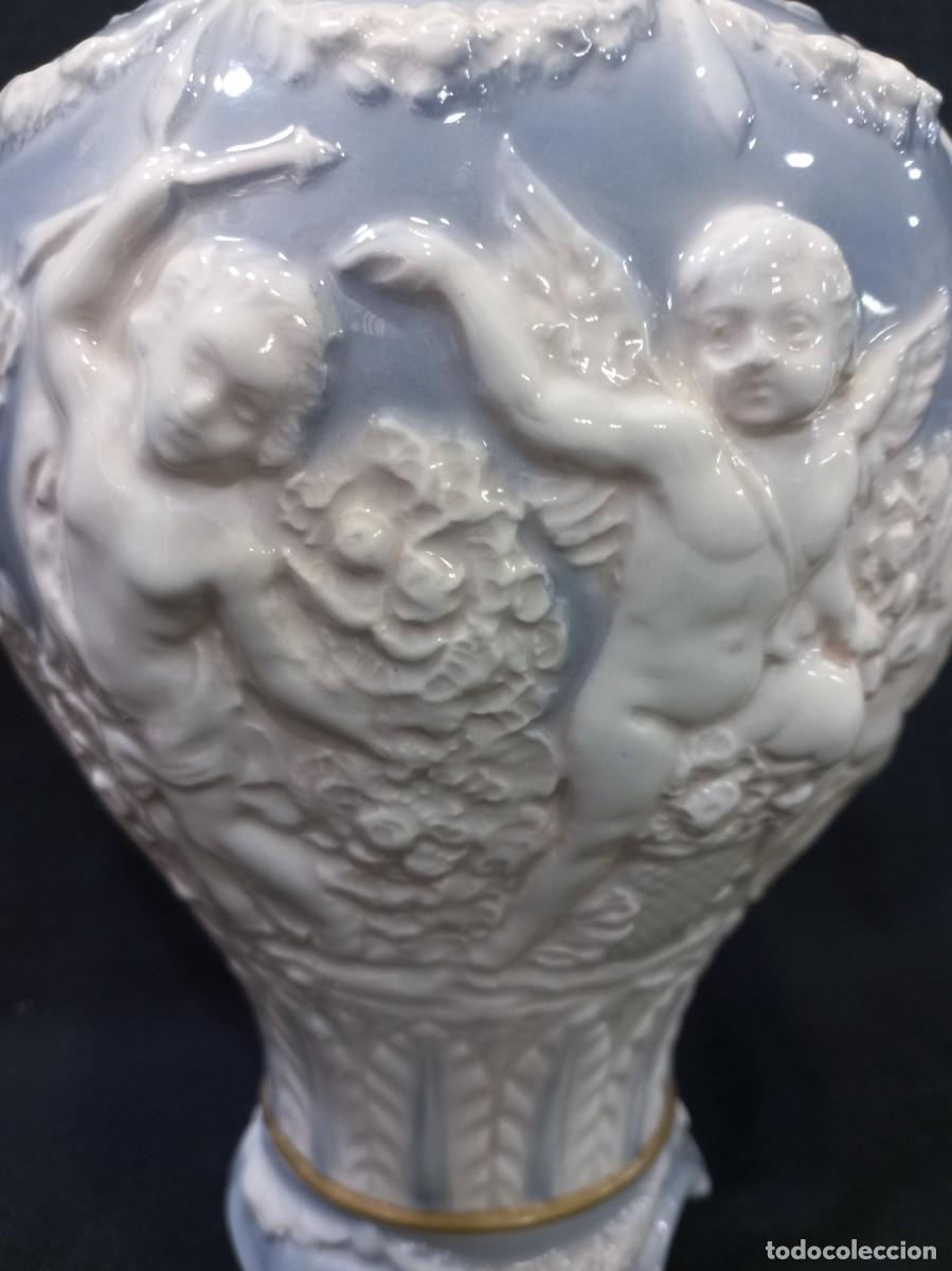 Antig&uuml;edades: TIBOR Y &Aacute;NFORAS (CAPODIMONTE) azul - Foto 8