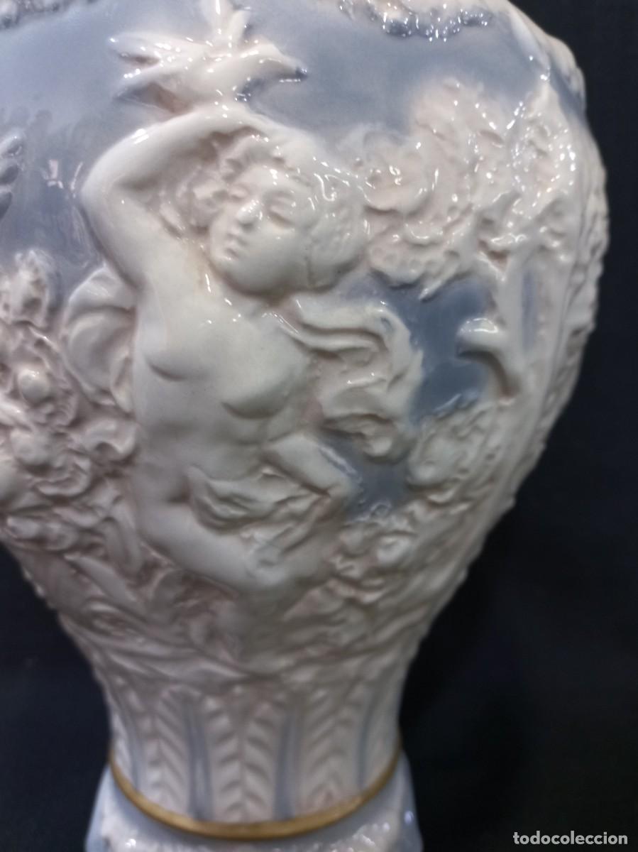 Antig&uuml;edades: TIBOR Y &Aacute;NFORAS (CAPODIMONTE) azul - Foto 9