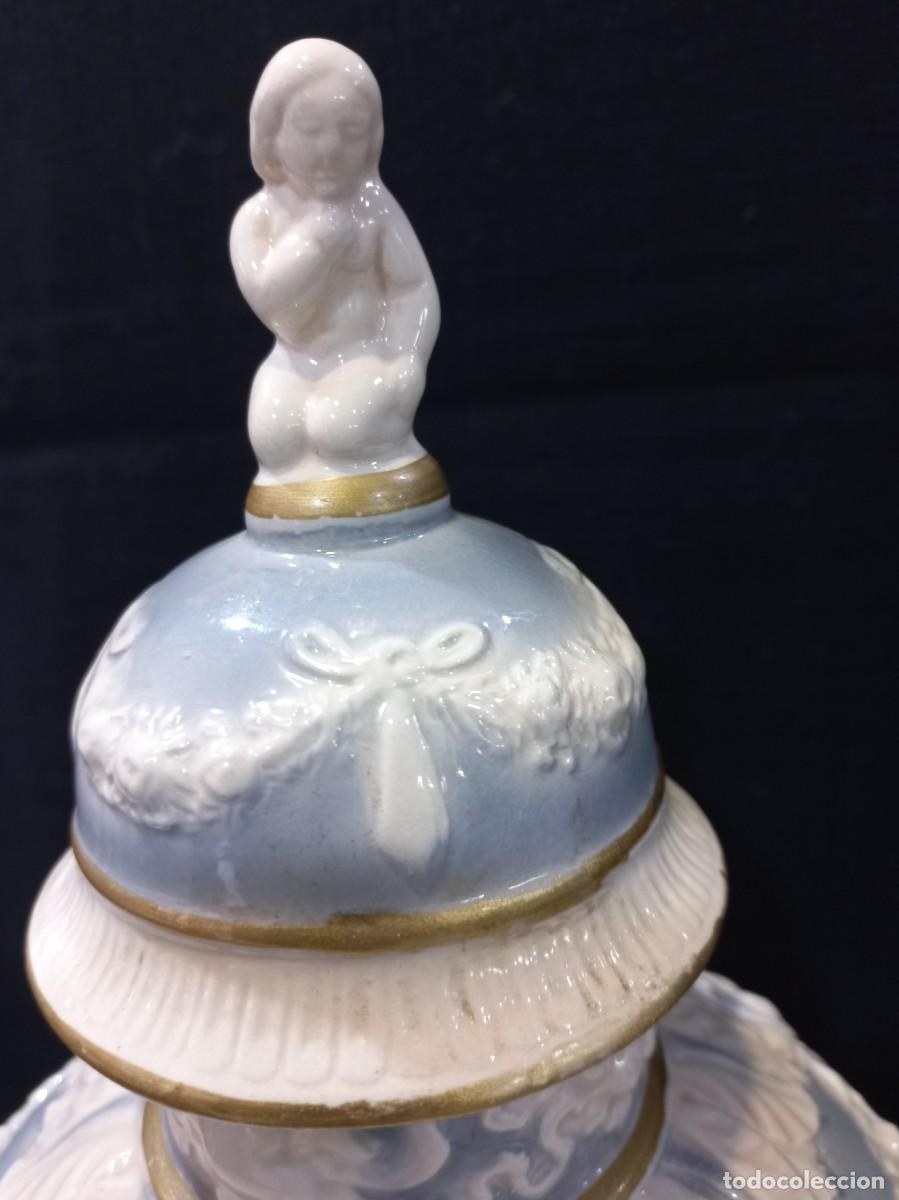 Antig&uuml;edades: TIBOR Y &Aacute;NFORAS (CAPODIMONTE) azul - Foto 10