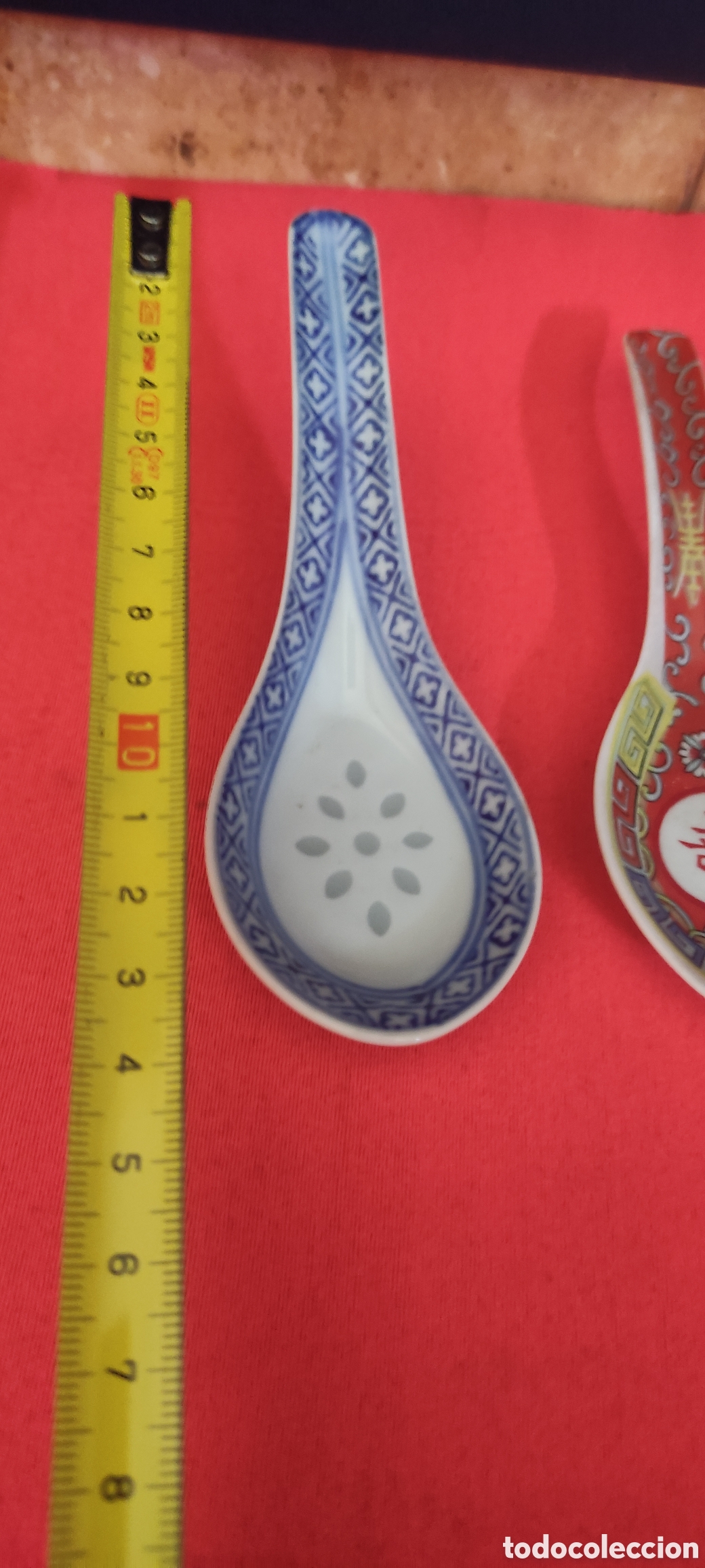Antig&uuml;edades: JUEGO DE CUCHARAS CHINAS - Foto 2