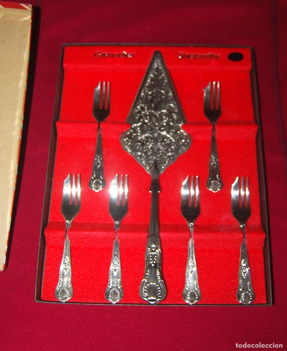 Antig&uuml;edades: Cuberter&iacute;a para postre GRENADIER 1970. UK. - Foto 1