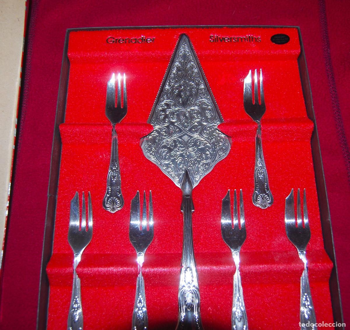 Antig&uuml;edades: Cuberter&iacute;a para postre GRENADIER 1970. UK. - Foto 3