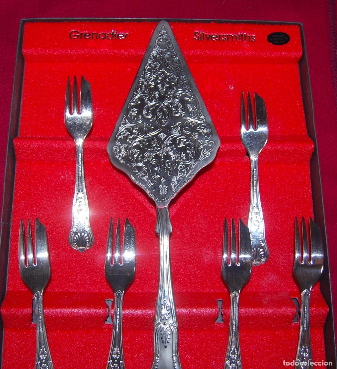 Antig&uuml;edades: Cuberter&iacute;a para postre GRENADIER 1970. UK. - Foto 6