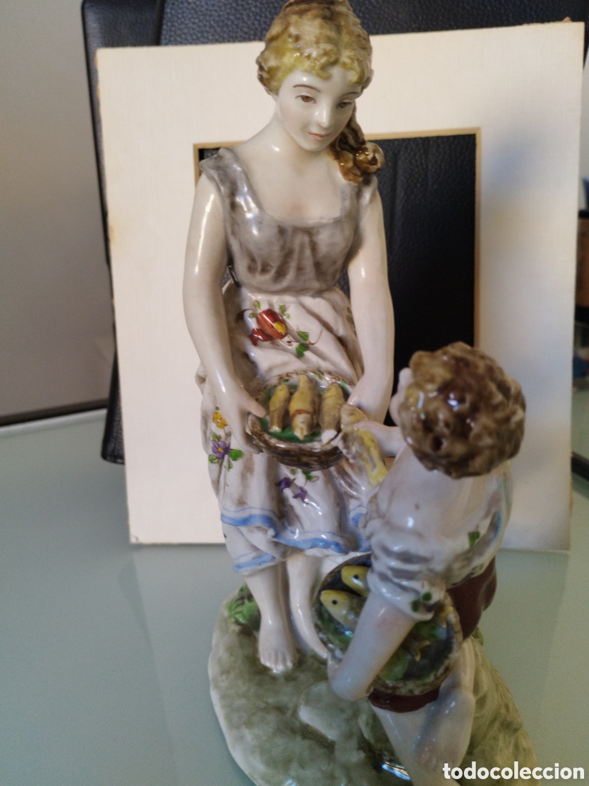 Antig&uuml;edades: * PORCELANA NUMERADA.20 CM.(Rf:G/A*) - Foto 2