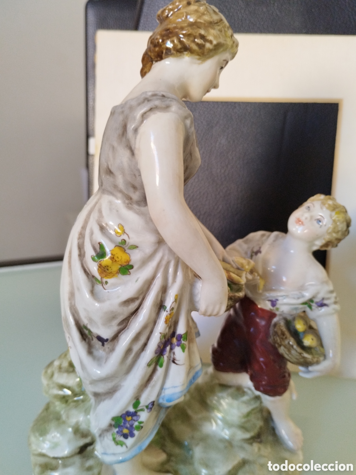 Antig&uuml;edades: * PORCELANA NUMERADA.20 CM.(Rf:G/A*) - Foto 3