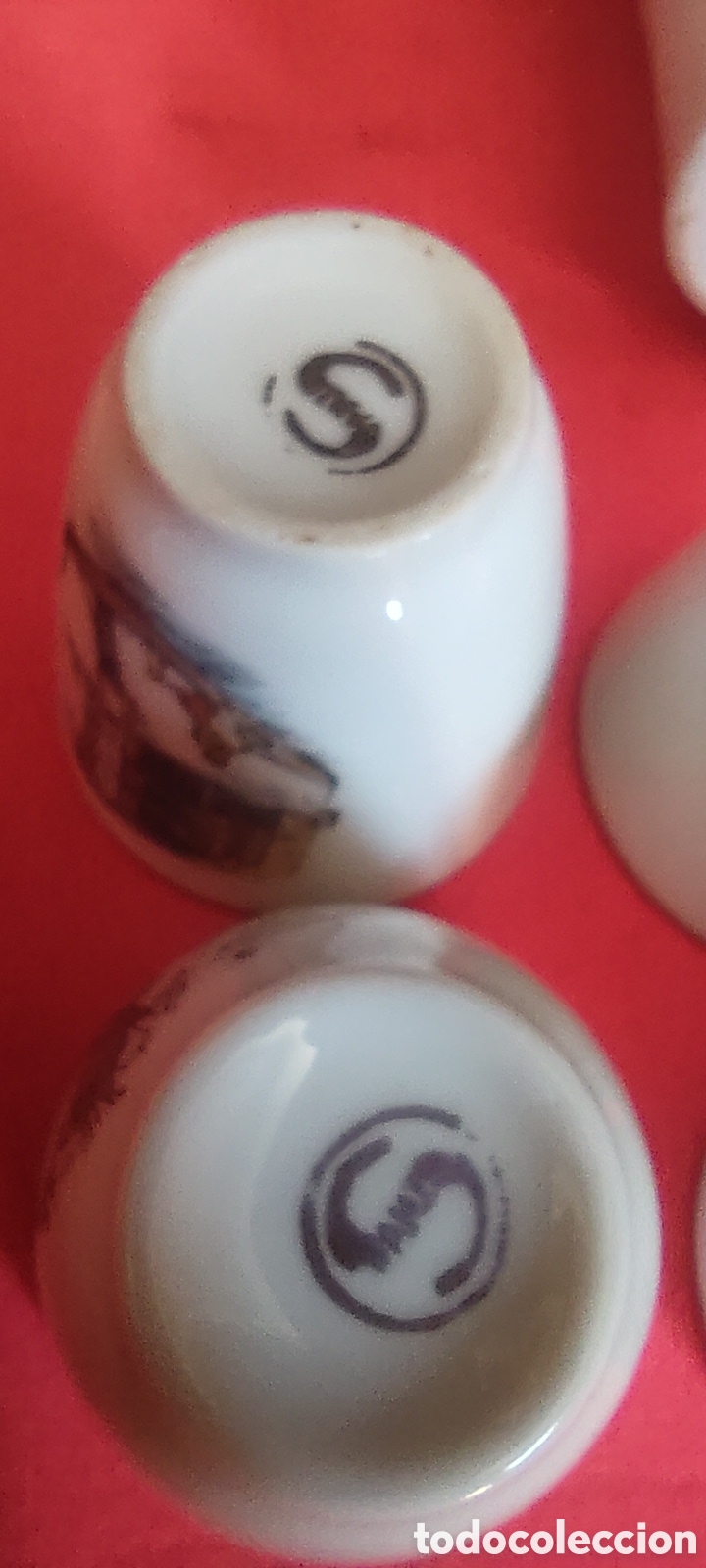Antig&uuml;edades: JUEGO DE LICORERA Y VASOS - Foto 5