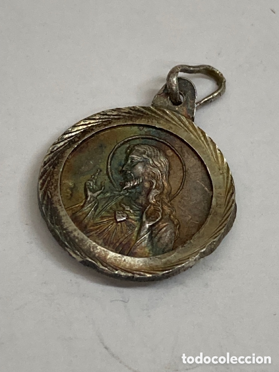Antig&uuml;edades: Medalla de plata religiosa C73 - Foto 1