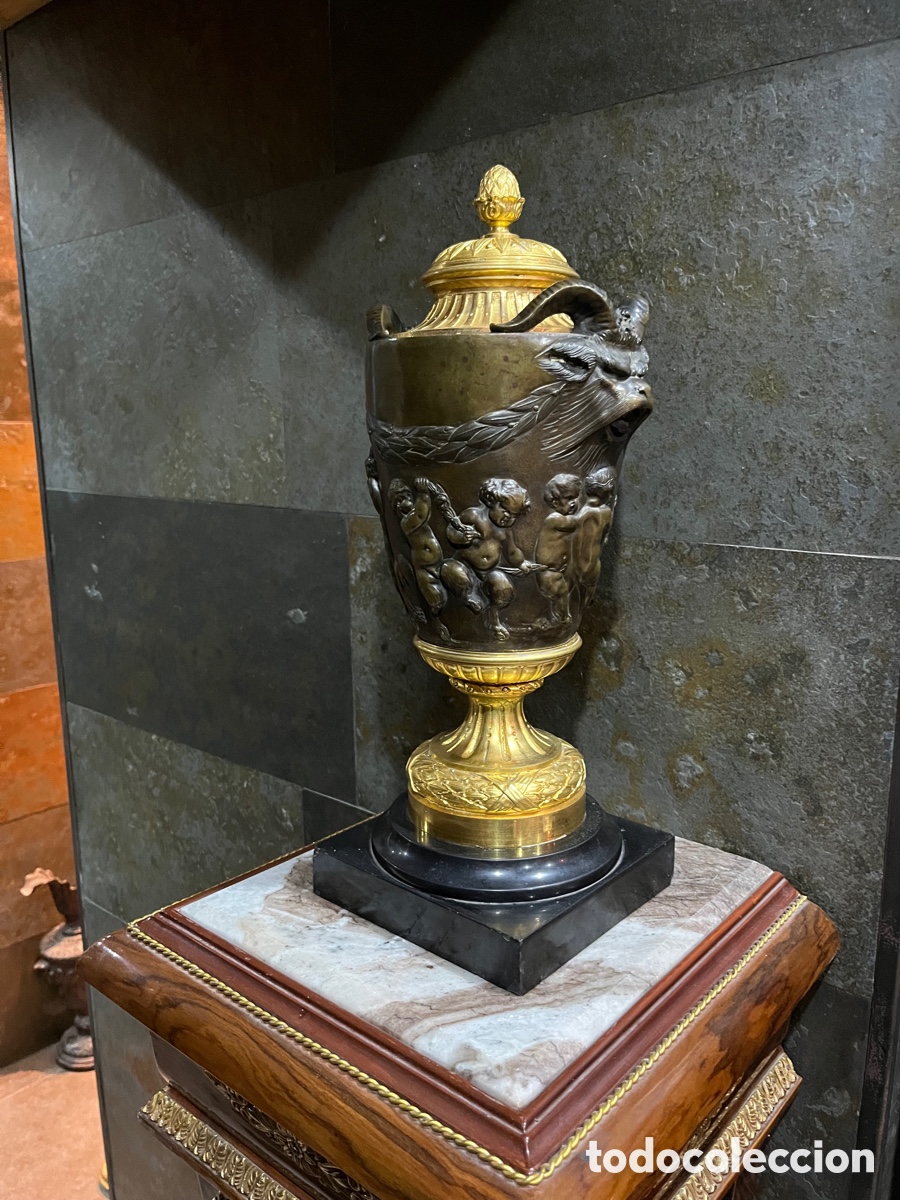 Antig&uuml;edades: Jarr&oacute;n de bronce - Foto 1