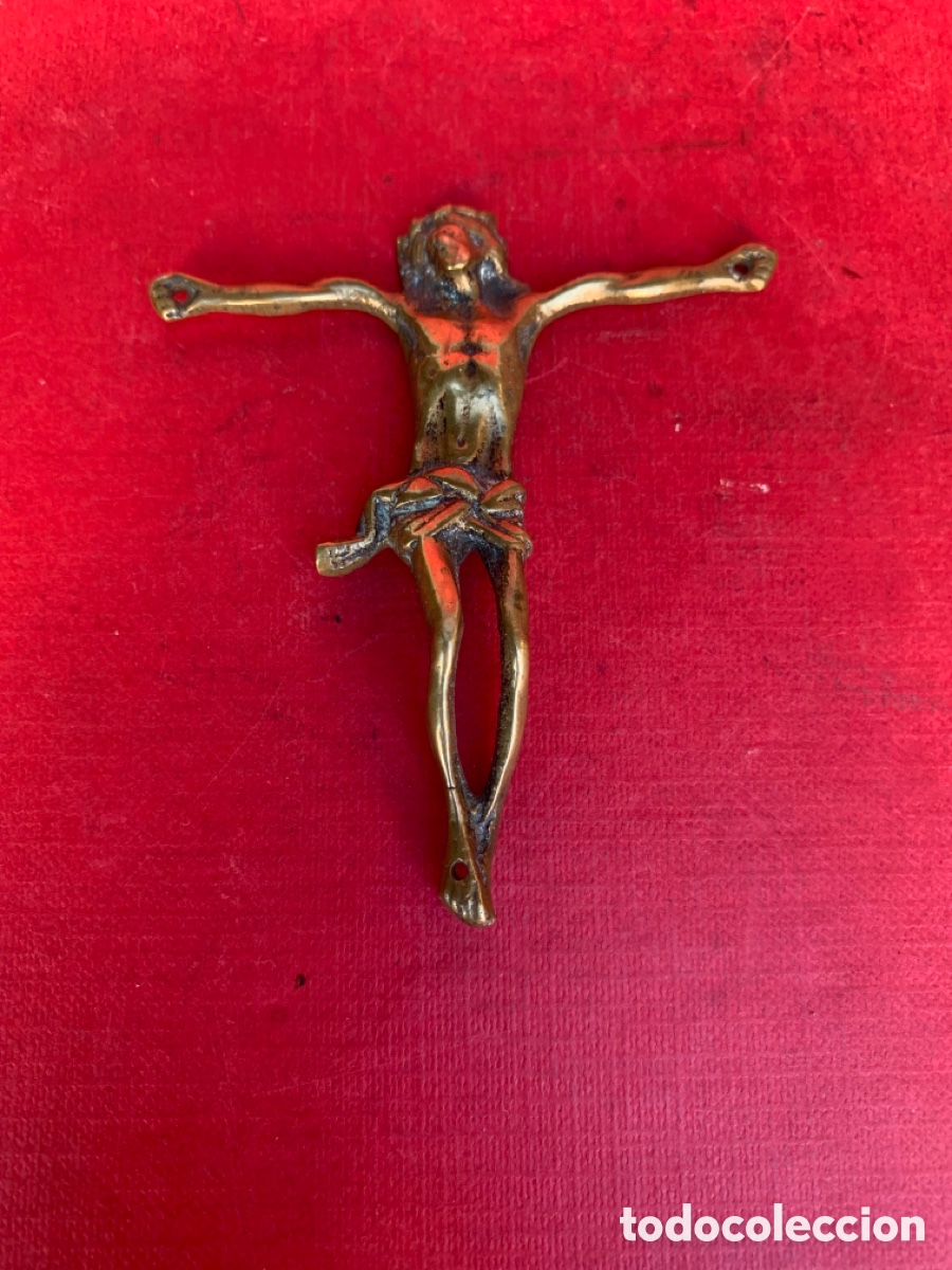 Antig&uuml;edades: CRISTO DE BRONCE ANTIGUO - Foto 2