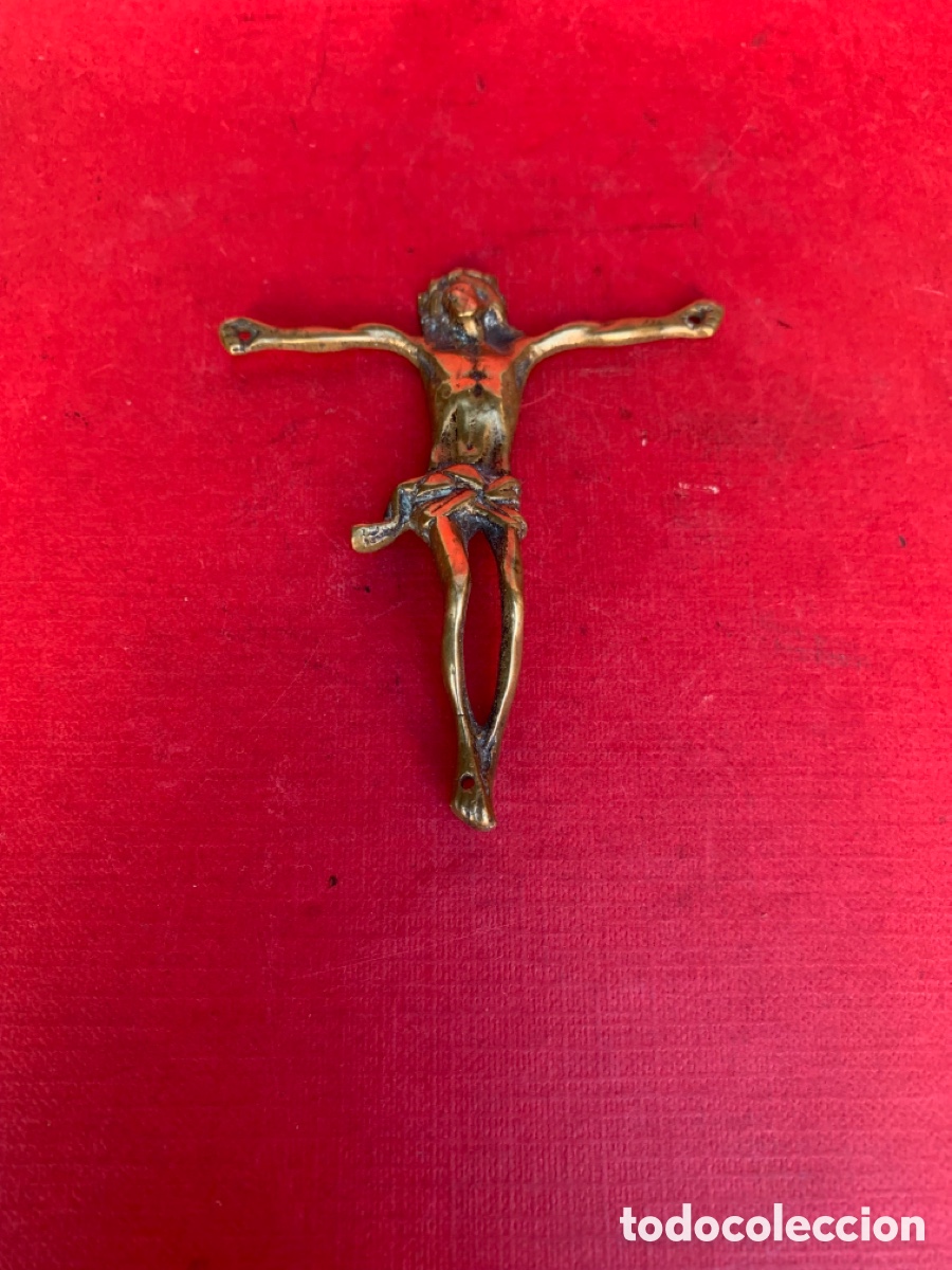 Antig&uuml;edades: CRISTO DE BRONCE ANTIGUO - Foto 3