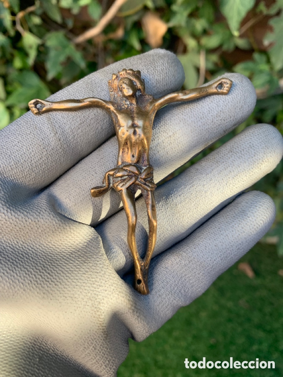 Antig&uuml;edades: CRISTO DE BRONCE ANTIGUO - Foto 4