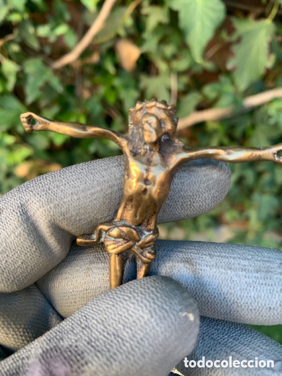 Antig&uuml;edades: CRISTO DE BRONCE ANTIGUO - Foto 5
