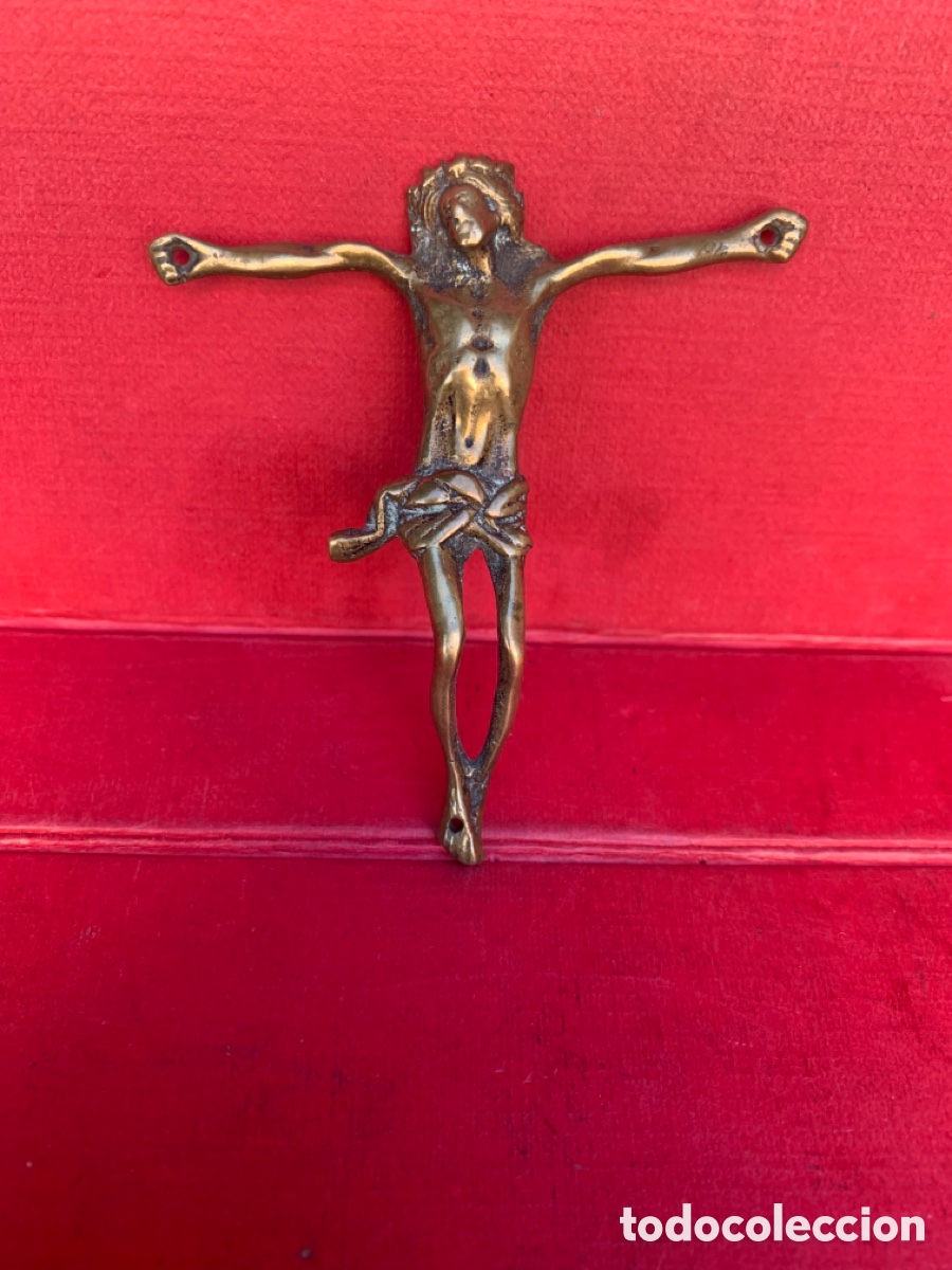 Antig&uuml;edades: CRISTO DE BRONCE ANTIGUO - Foto 8
