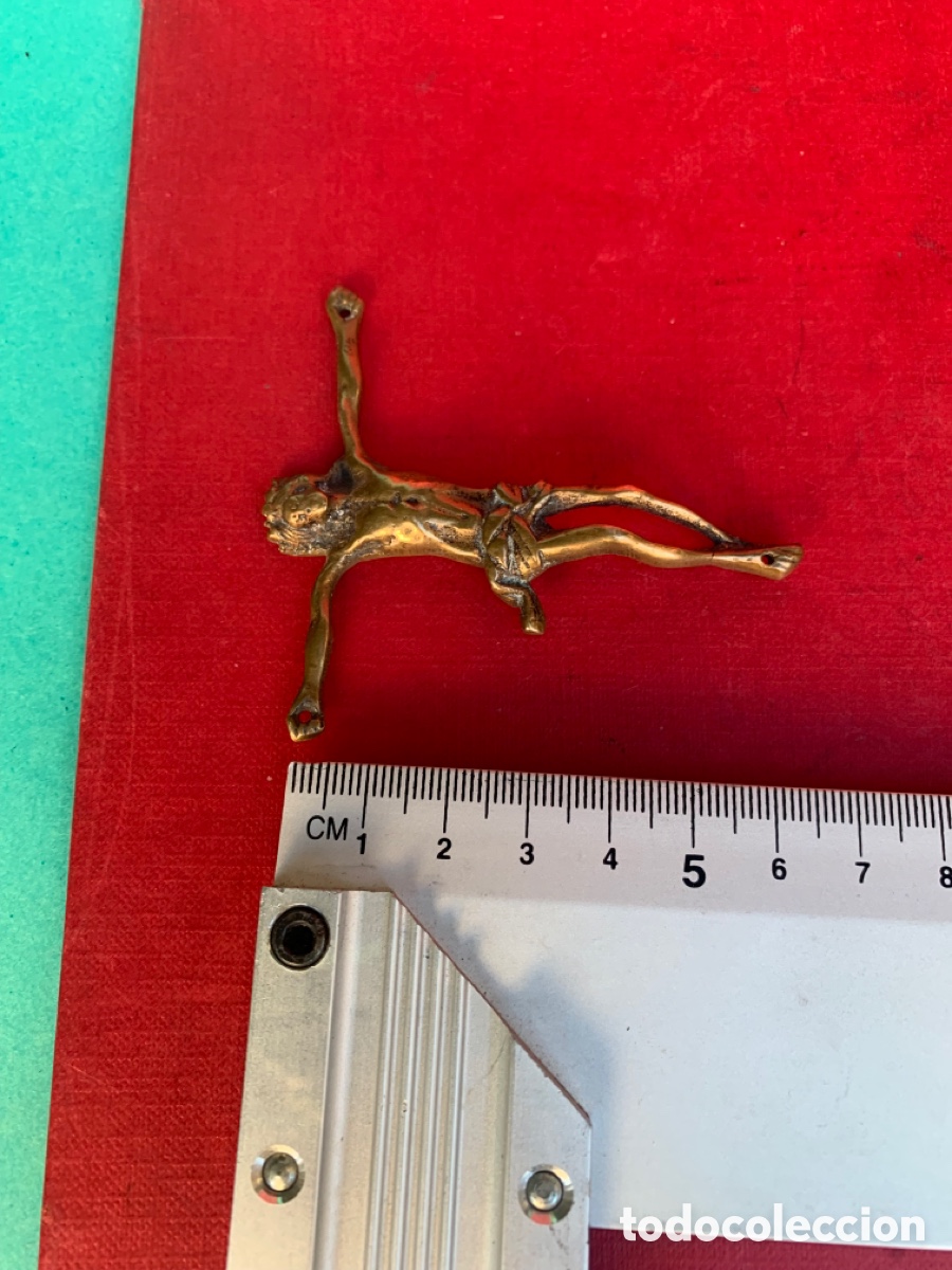 Antig&uuml;edades: CRISTO DE BRONCE ANTIGUO - Foto 9