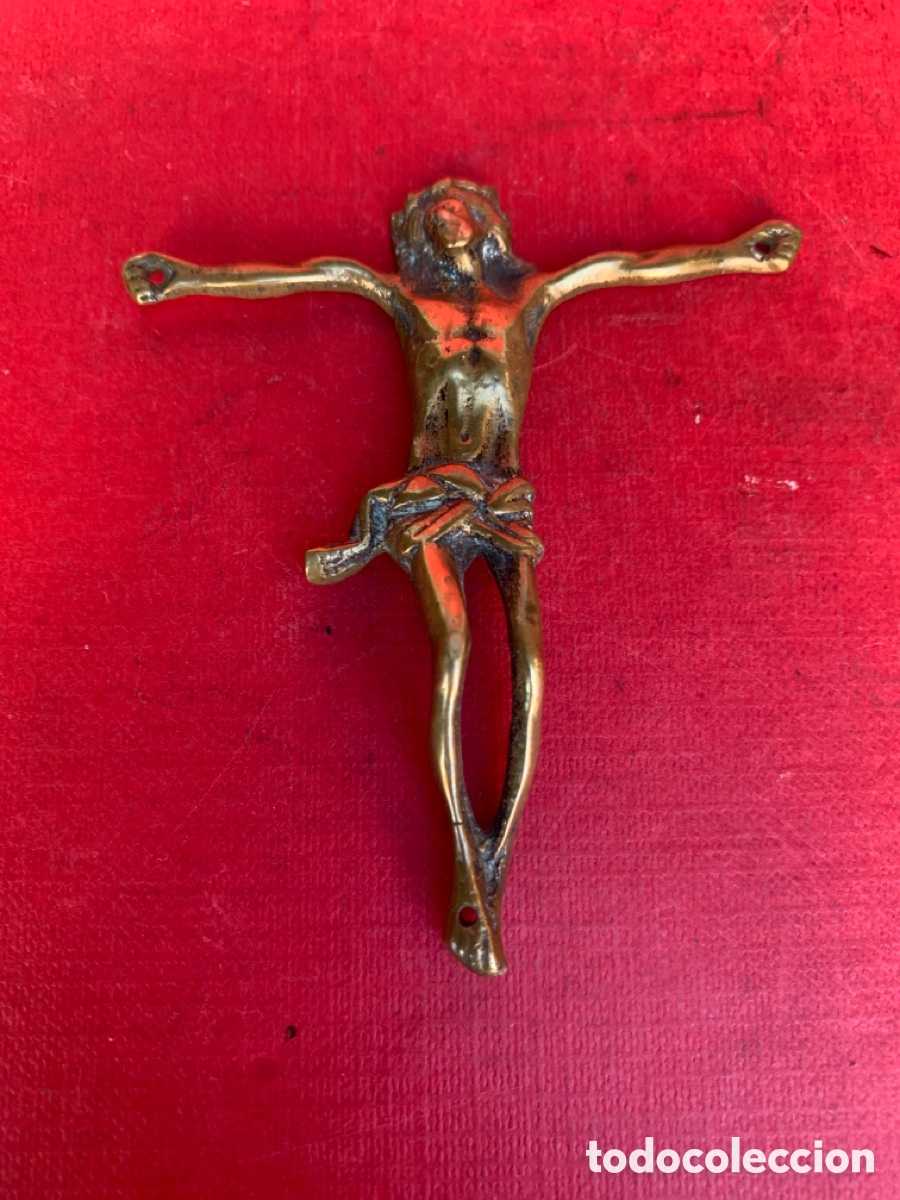 Antig&uuml;edades: CRISTO DE BRONCE ANTIGUO - Foto 1