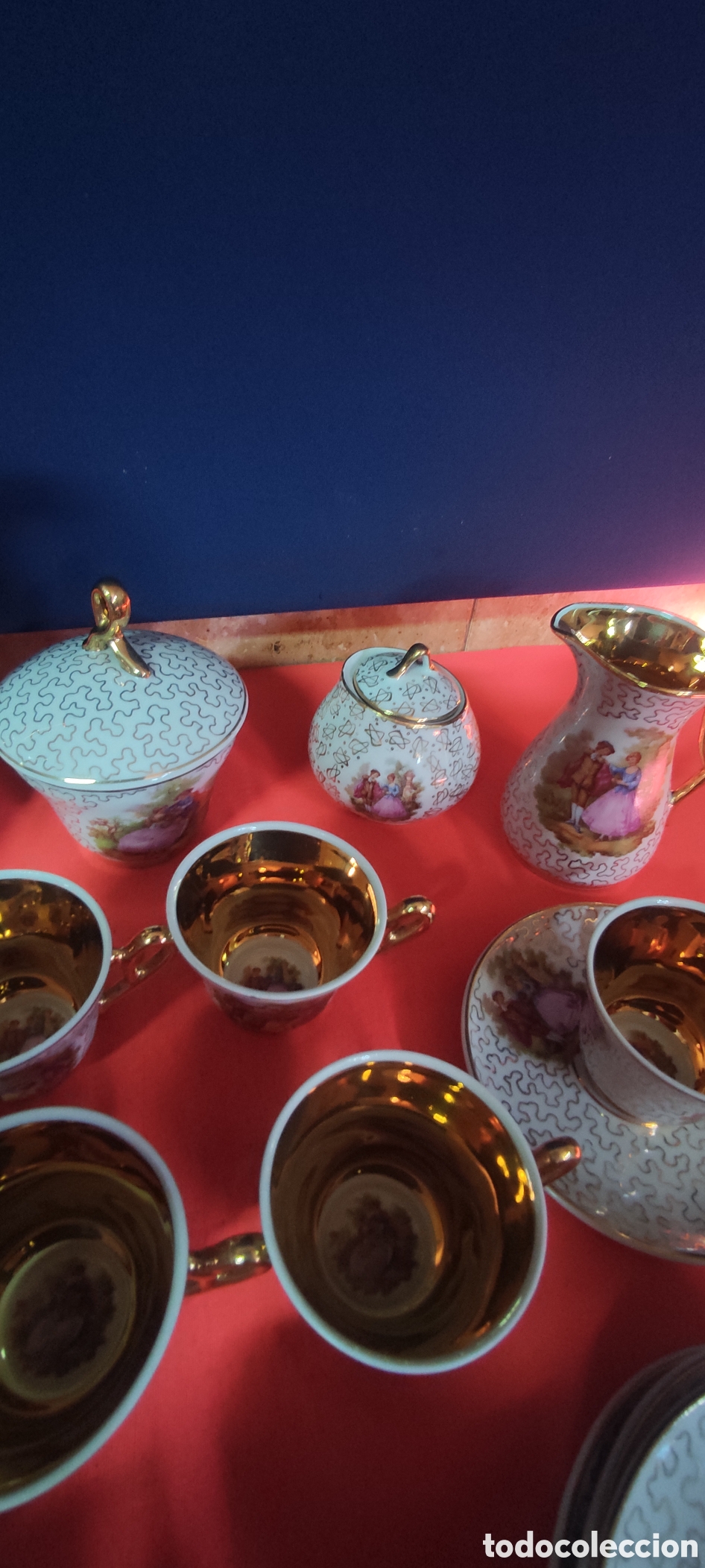Antig&uuml;edades: PRECIOSO JUEGO DE CAFE - Foto 4