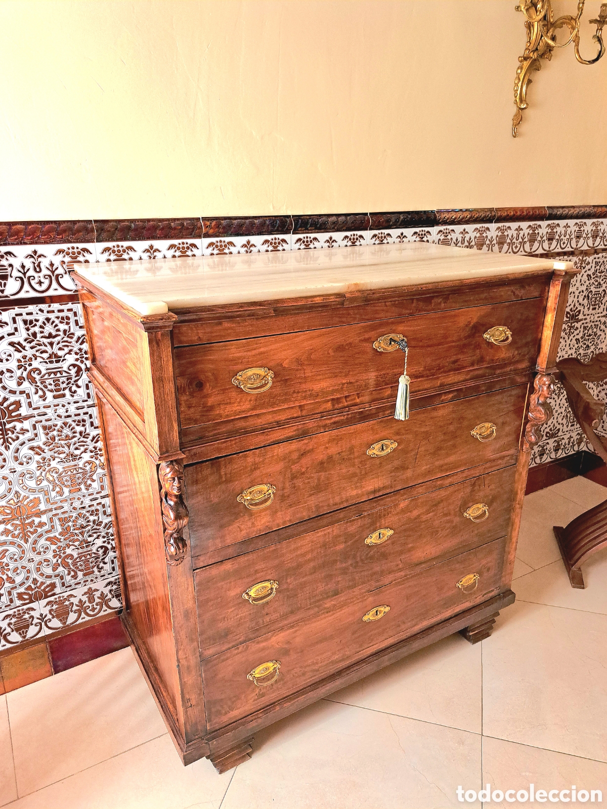 Antig&uuml;edades: Cajonera comoda tocador - Foto 3