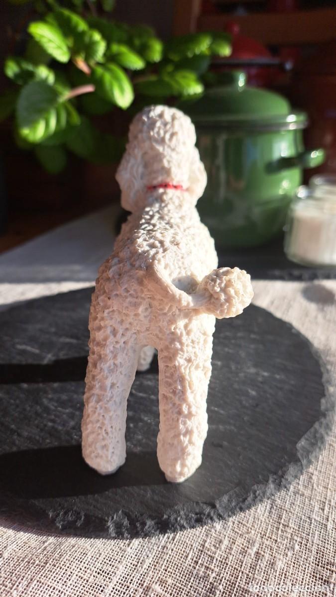 Antig&uuml;edades: PERRO Perrito CANICHE BLANCO A&ntilde;os 50 - Foto 4