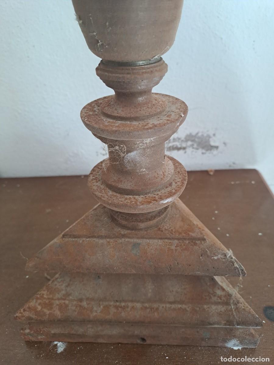 Antig&uuml;edades: Lampara de hierro macizo. - Foto 3