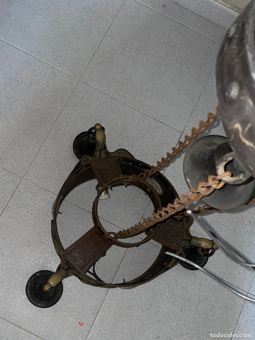 Antig&uuml;edades: L&aacute;mpara de techo modernista - Foto 3