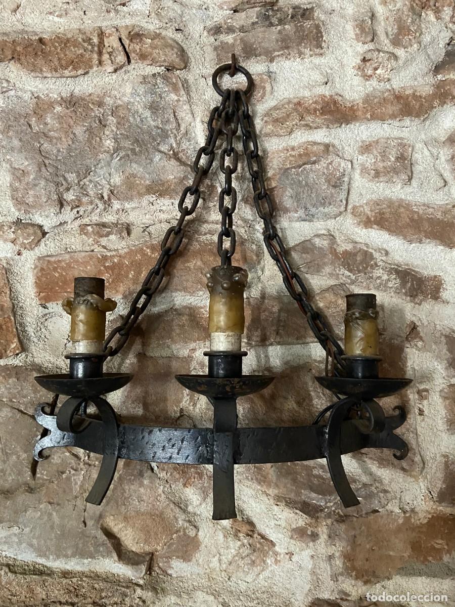 Antig&uuml;edades: Apliques pared antiguos de forja estilo Medieval. - Foto 1