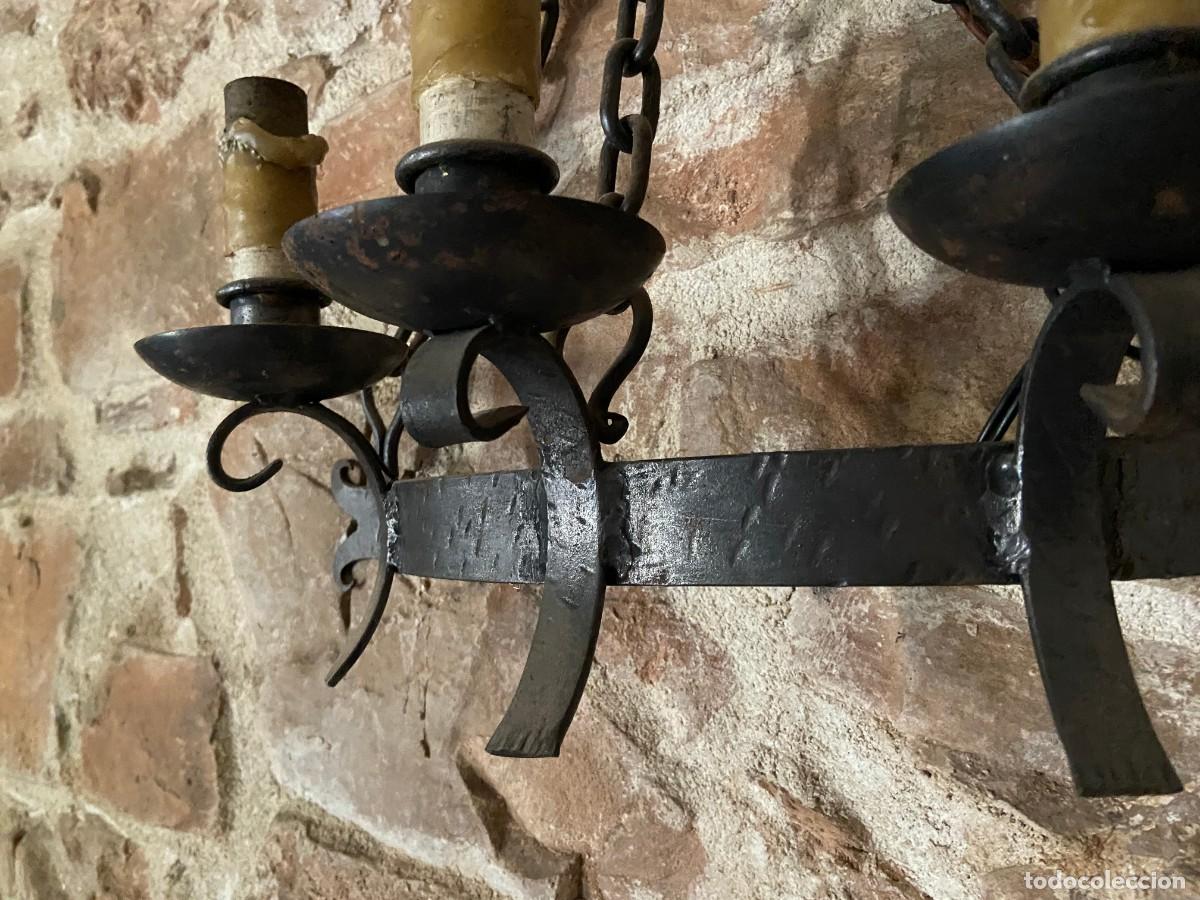 Antig&uuml;edades: Apliques pared antiguos de forja estilo Medieval. - Foto 3