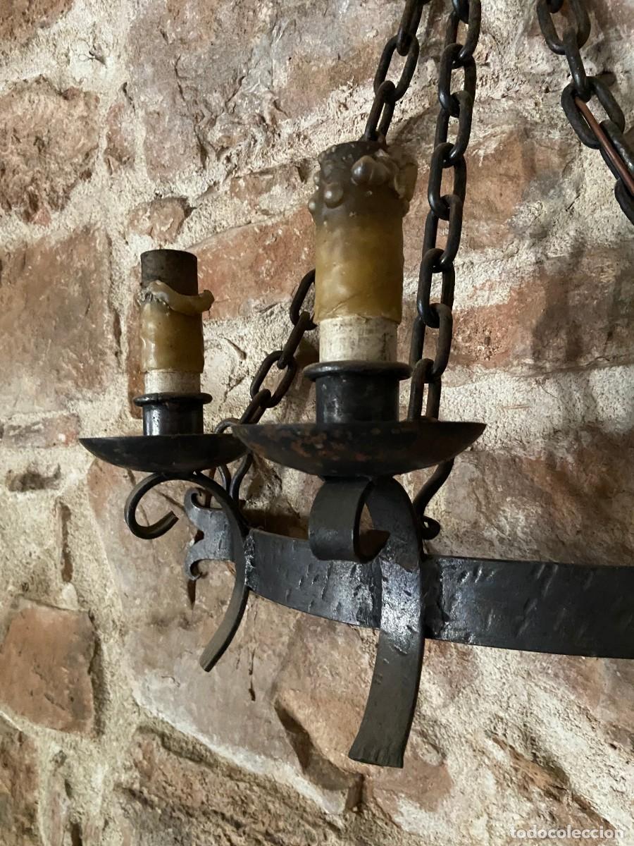 Antig&uuml;edades: Apliques pared antiguos de forja estilo Medieval. - Foto 4