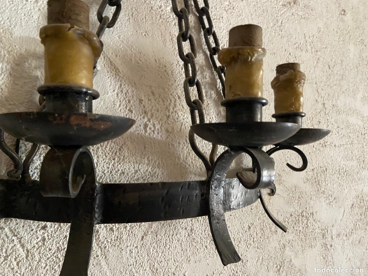 Antig&uuml;edades: Apliques pared antiguos de forja estilo Medieval. - Foto 5
