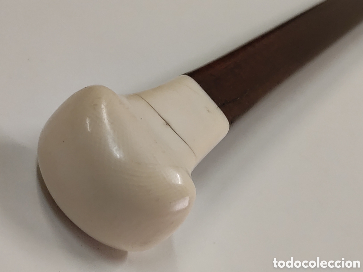 Antig&uuml;edades: Bast&oacute;n marf. madera de Amourette, Art d&eacute;co - Foto 4