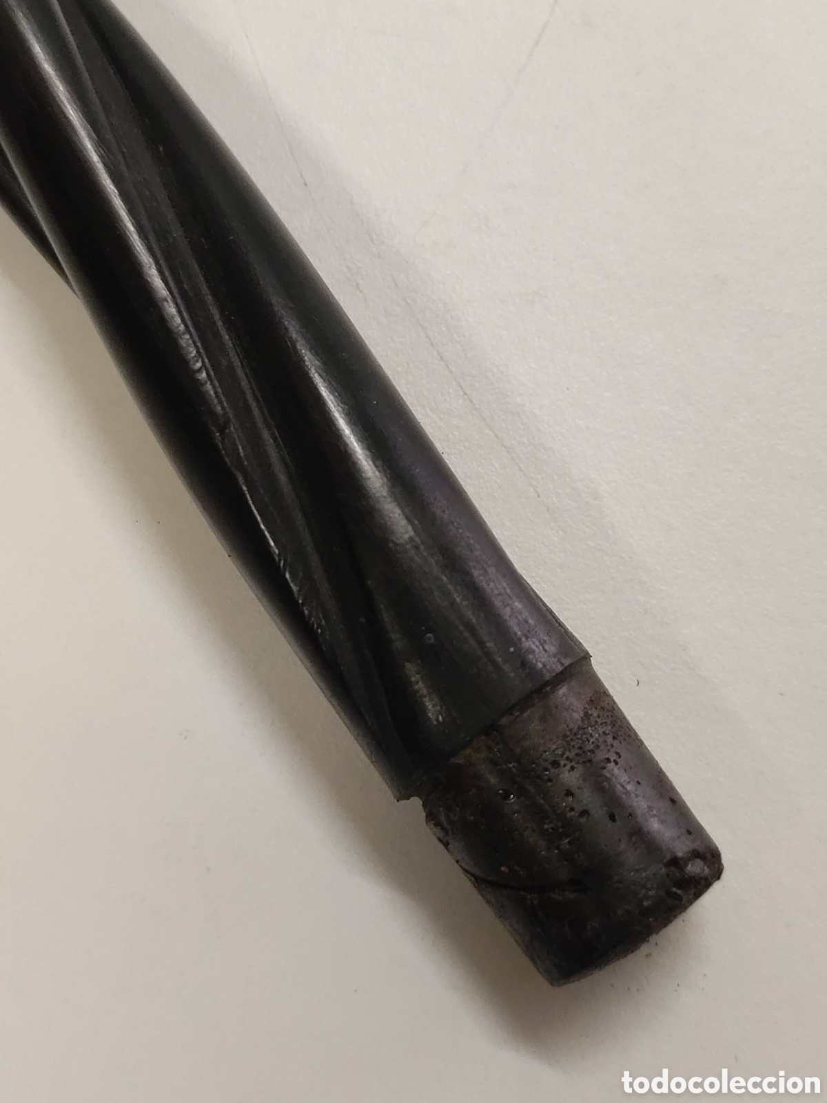 Antig&uuml;edades: Bast&oacute;n bronce y &eacute;bano, busto Bach - Foto 11