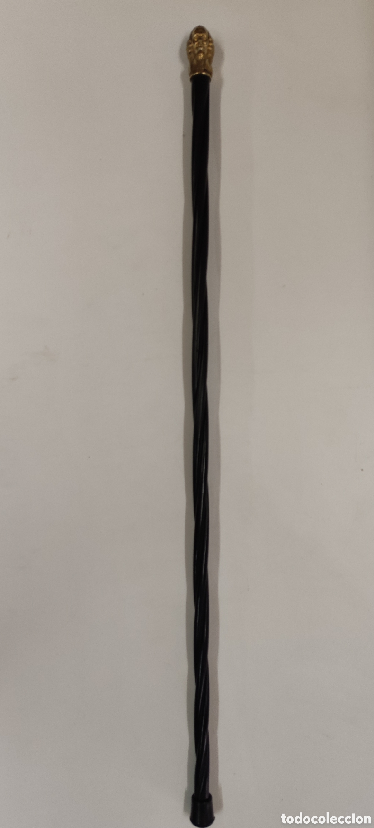 Antig&uuml;edades: Bast&oacute;n bronce y &eacute;bano, busto Bach - Foto 2