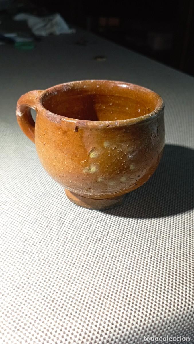 Antig&uuml;edades: TAZA BARRO DE NAVAL - Foto 1