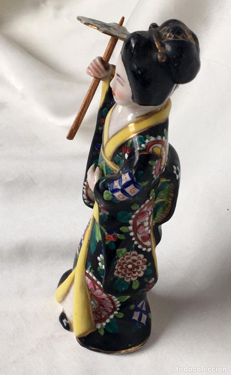 Antig&uuml;edades: Figura de mujer japonesa - Foto 3