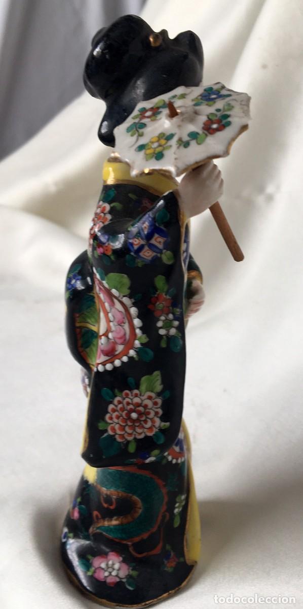 Antig&uuml;edades: Figura de mujer japonesa - Foto 4